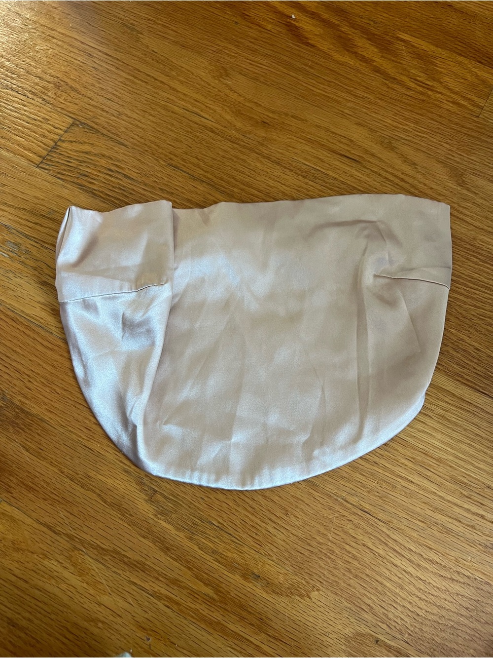 Light Beige Satin Clutch or Pillow Cover